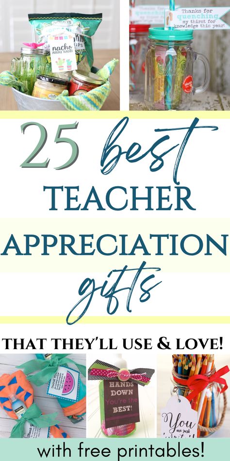 The Best Teacher Gifts, Teacher Appreciation Gifts On A Budget, Easy Cheap Teacher Appreciation Gifts, Teachers Week Gifts, Teachers Gift Basket, Affordable Teacher Appreciation Gifts, Teachers Last Day Gifts, Cheap Diy Teacher Appreciation Gifts, Useful Teacher Appreciation Gifts