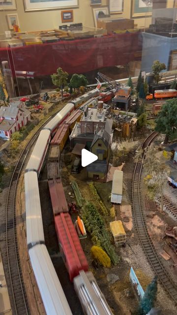 Model Trains Enthusiast | Social Media Manager on Instagram: "This great layout is on display @ctrivermuseum between December and February #modeltrain #connectocut #usa" Train Room Decor, Model Train Display, Train Display, Train Room, Model Train, Model Trains, On Display, Social Media Manager, Layout