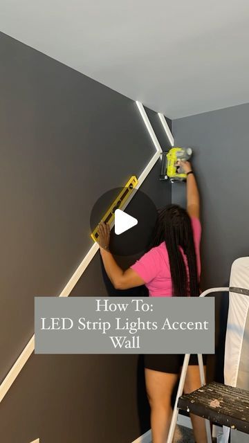 60K likes, 344 comments - anothadiyproject on October 1, 2022: "🌟Here’s an easy HOW TO: On the LED Strip Lights! I hope this will answer all the questions I..." Small Gamer Bedroom, Gamer Bedroom Ideas, Gaming Bedroom Ideas, Small Boys Bedrooms, Video Game Bedroom, Teenager Bedroom Design, Boy Room Paint, Boys Game Room