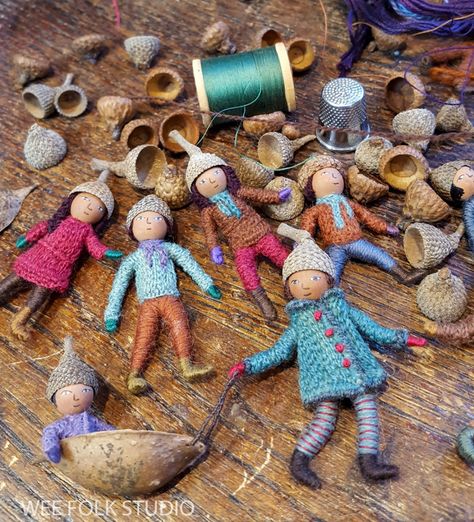 Wee Folk | SALLEY MAVOR Sally Mavor, Folk Studio, Wee Folk Studio, Salley Mavor, Mushroom Crafts, Wee Folk, Fairy Lanterns, Wood Peg Dolls, Cloth Dolls Handmade