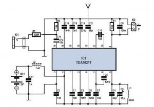 Please visit Electronic Circuit: FM Radio Receiver Circuit with IC TDA 7012T for more detail information. Crystal Radio, Electronic Circuit Board, Function Generator, New Electronic Gadgets, Fm Radio Receiver, Volt Ampere, Electric Circuit, Electronic Schematics, Ac System