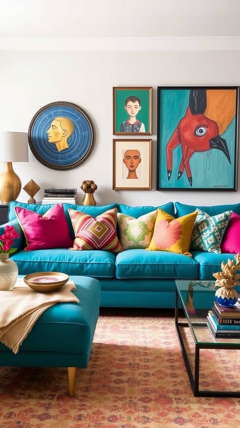 teal couch living room Teal Couch Living Room Colour Schemes, Teal Couch Living Room, Teal Couch, Couches Living, Teal Sofa, Room Layouts, Couch Living Room, Upgrade Your Home, Couches Living Room