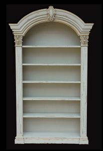 Stained Beadboard, Elegant Bookcase, French Bookcase, Bookcase White, Bookcase Cabinet, Mahogany Bookcase, Vintage Bookshelf, 5 Shelf Bookcase, White Bookcase