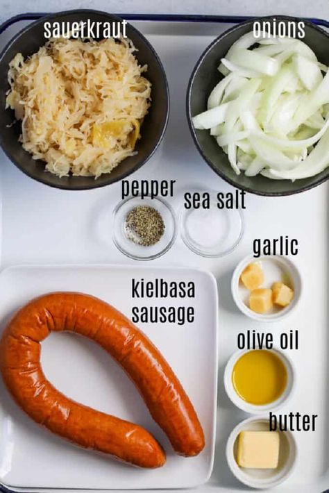 Keilbasa And Sauerkraut Recipes Easy, Keilbasa Recipes Sauerkraut, Crockpot Saurkraut And Kielbasa, How To Make Kielbasa Sausage, Kielbasa With Sauerkraut, Saurkraut And Perogies, Kielbasa Recipes Sauerkraut, Sauerkraut And Kielbasa Recipes, Kalbasa And Sourkraut