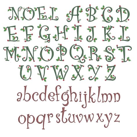 Christmas Alphabet Letters Fonts Learning Lettering, Christmas Fonts Alphabet, Decorative Lettering, Handwritten Christmas, Alphabet Designs, Winter Fonts, Free Monogram Fonts, Christmas Checklist, Fonts Handwriting Alphabet