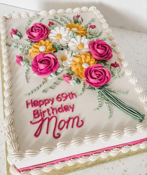 63 Birthday Cake Mom, Sheet Cakes For Women Birthday, Birthday Cake For Women Sheet Cakes, 90th Birthday Cakes Grandma Sheet Cake, 90 Birthday Sheet Cake, Flower Birthday Cake Square, Sheet Cake With Flowers Birthday, Cake With Bouquet Of Flowers, Happy Birthday Sheet Cakes For Women