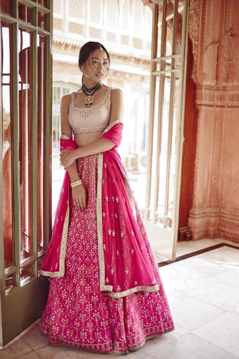 Asian Attire, Dress Designs For Girls, Wedding Dresses For Women, Indian Outfits Lehenga, Saree Bollywood, Anita Dongre, Designer Bridal Lehenga, Stylish Wedding Dresses, Pink Lehenga