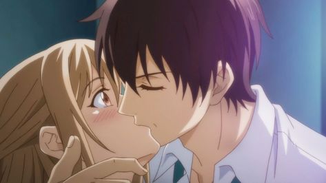 Blue Springs Ride, Anime Gangster, Anime D, Shojo Anime, Romance Anime, Netflix Anime, Bad Girl Wallpaper, Romantic Photos Couples, Romantic Images