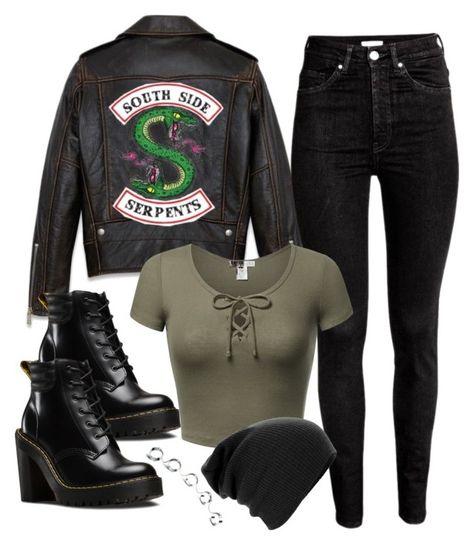 Southside Serpents Aesthetic, Riverdale Outfits Ideas, Southside Serpents Outfit, Riverdale Outfits, Southside Serpents, Cute Emo Outfits, Riverdale Fashion, Fashion Alternative, Badass Outfit