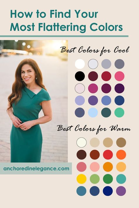 the best colors for both warm and cool skin types What Colours Suit Me, Color Matching Clothes, Skin Tone Dress, Suits Green, Colorful Wardrobe, Colour Combinations Fashion, Cool Color Palette, Color Combos Outfit, Warm Skin Tone