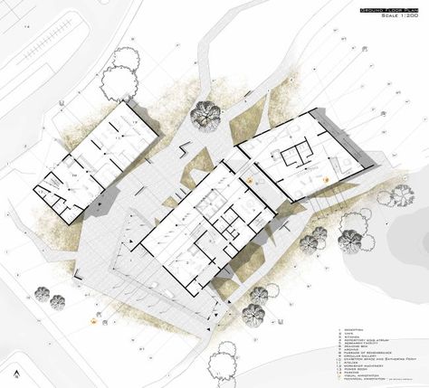 Less colours  but still eye catching,, less effort but looked professional..                                                                                                                                                      More Site Plan Rendering, Portfolio D'architecture, Texture Architecture, Ground Plan, Architecture Site Plan, Poster Architecture, Architecture Presentation Board, Architecture Panel, Plans Architecture