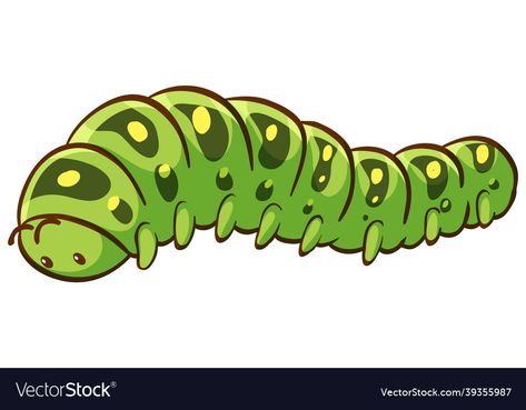 Caterpillar Clipart, Caterpillar Drawing, Caterpillar Illustration, Caterpillar Cartoon, Cartoon Caterpillar, Frog Painting, Eye Illustration, Design Comics, Food Cartoon