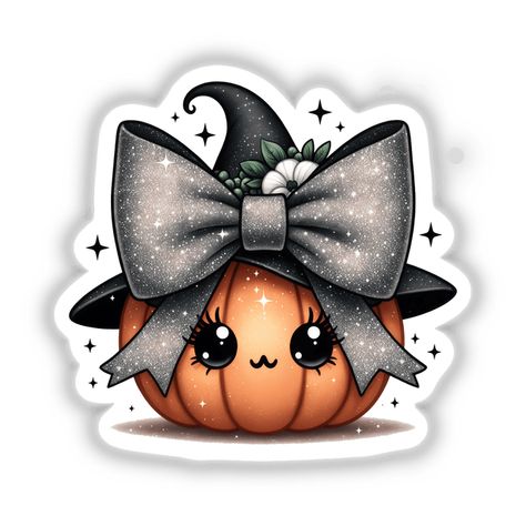 Available as Stickers or Digital Artwork.. #HalloweenClipart #CuteHalloween #SpookyCuteness #HalloweenArt Goth Images, Weather Background, Cute Halloween Art, Happy Birthday Clipart, Coquette Pumpkin, Themed Tattoos, Fall Stickers, Halloween Wallpaper Cute, Image Overlay