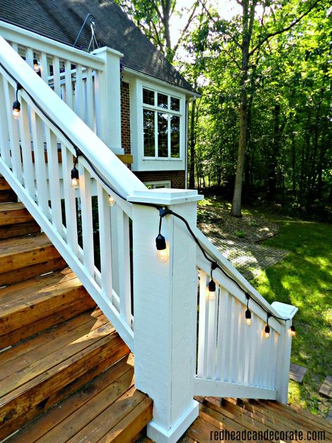 Cable railing deck