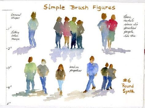 Sketch Ideas Inspiration, Class Pet, Watercolor Paintings For Beginners, Watercolor Lessons, Diy Watercolor Painting, Watercolor Paintings Easy, Figure Sketching, Painting People, Watercolor Painting Techniques