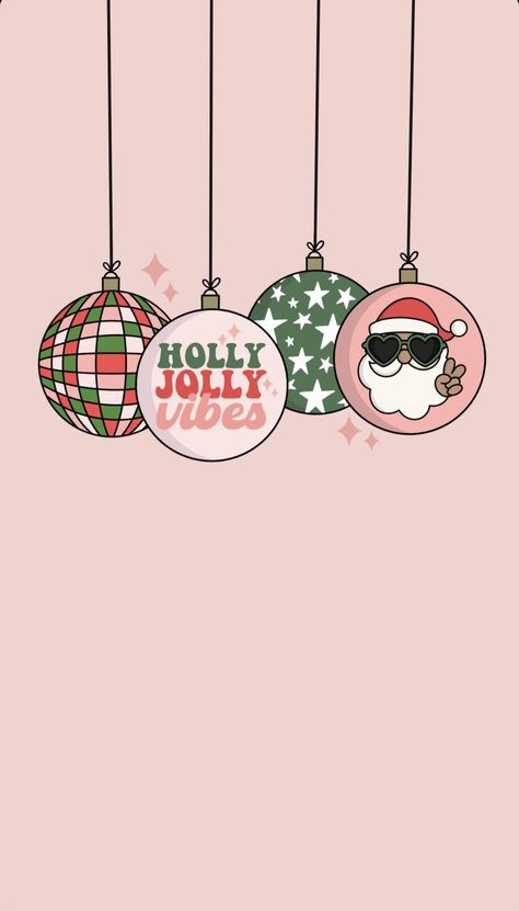 Holly Jolly Vibes Wallpaper, Santa Phone Wallpaper, Wallpaper Aesthetic Natal, Navidad Wallpapers Aesthetic, Cute Christmas Wallpaper Ipad, Christmas Wallpaper Preppy, Xmas Wallpaper Iphone, Christmas Iphone Wallpapers Aesthetic, Holiday Widgets