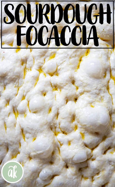 True Sourdough Bread Recipe, Foccacia Bread Recipes With Sourdough Starter, Best Sourdough Foccacia Recipe, Foccacia Sour Dough Bread, Faccia Bread Sourdough, Sourdough Focassia Bread, Sourdough Foccacia Recipe Farmhouse On Boone, Alexandra Cooks Sourdough, Ficossia Sourdough