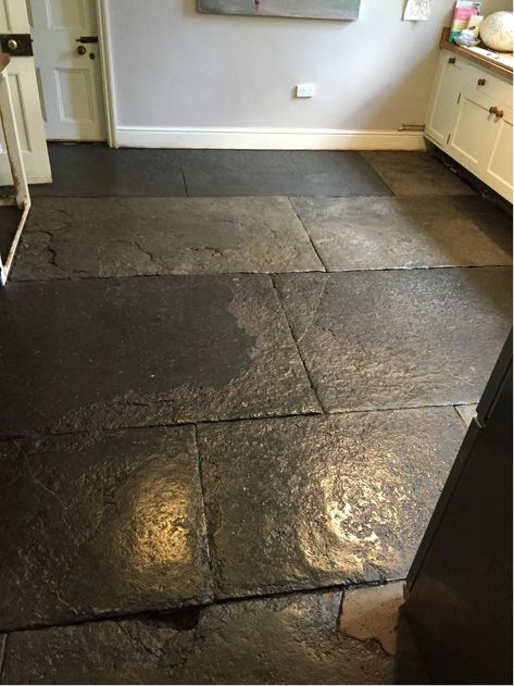 Flagstone Kitchen Floor, Flagstone Kitchen, Flagstone Floor, Sandstone Tile, Flagstone Flooring, Multipurpose Cleaner, Kitchen Floor, Kitchen Flooring, The Village