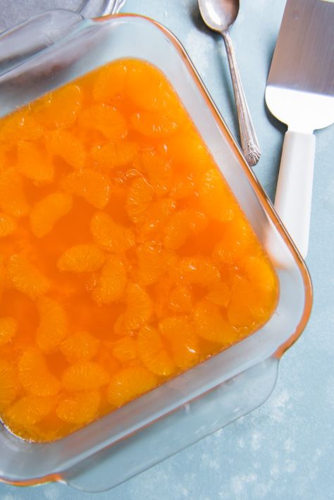 Mandarin Orange Jello Salad, Orange Jello Salad, Pudding Whipped Cream, Jello Fruit Salads, Orange Jello Salads, Congealed Salad, Jello Mold Recipes, Jello Dessert Recipes, Retro Desserts