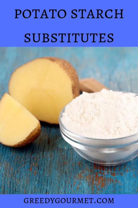 6 Potato Starch Substitutes - discover what they are and how to use them | potato starch substitute ideas | cooking substitutes | cooking tips | handy kitchen tips | how to swap ingredients | cooking substitute ideas #cookingtutorials Potato Starch Substitute, Food Substitutes, Food Rocks, Starch Foods, Arrowroot Flour, Cooking Substitutions, Flour Substitute, Potato Flour, Food Substitutions