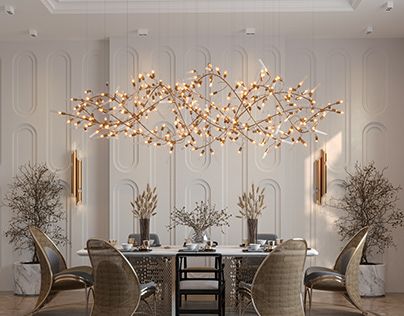 Charles Martin, Crockery Unit, Dining Room Curtains, Unit Design, Sports Magazine, Dining Room Arm Chairs, Flower Chandelier, Side Design, Luxury Dining Room