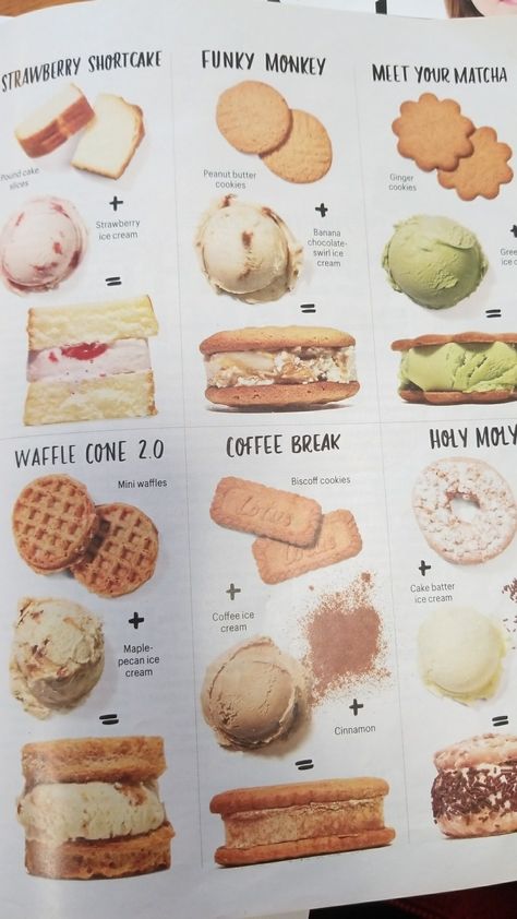 Summer Ice Cream Flavors, Storefront Decor, Ice Cream And Cookies, Homemade Gelato, Waffle Ice Cream Sandwich, Donut Store, Ice Cream Sandwiches Recipe, Ice Cream Menu, Artisan Ice Cream