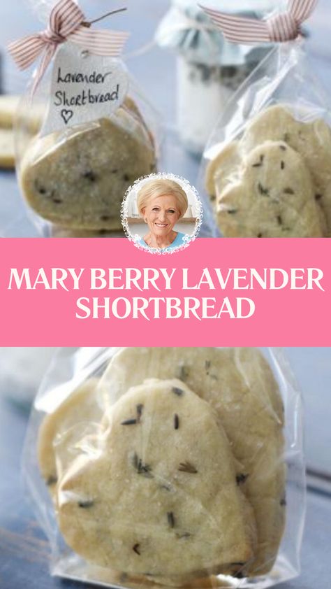 Mary Berry Lavender Shortbread Mary Berry Shortbread Recipe, Mary Berry Shortbread, Lavender Shortbread, Mary Berry Recipe, Berry Recipes, Shortbread Recipe, Shortbread Recipes, Baked Cauliflower, Chefs Table