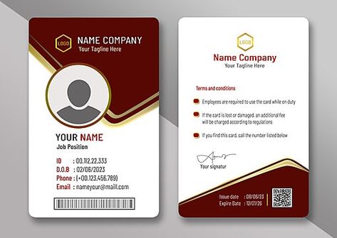 Id Layout Design, Id Design Card, I Card Design, Access Card Design, Identification Card Design, Card Name Design, Id Cards Design, Id Card Aesthetic, Id Card Png