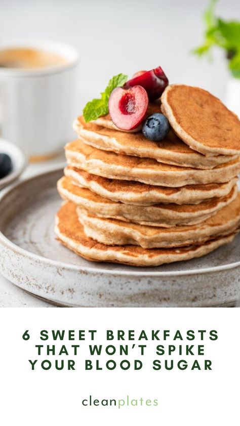 You can tame that morning sweet tooth and keep your blood sugar in check with these dietitian-recommended breakfasts. Blood Sugar Balancing Breakfast, Sweet Breakfast Ideas, Berry Yogurt, Balanced Breakfast, Low Blood Sugar, Cheese Toast, Yogurt Bowl, Sweet Cravings, Baked Oats