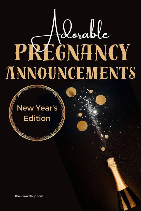 Looking for creative pregnancy announcement ideas for New Year's? Discover fun and unique ways to reveal your pregnancy to loved ones as you ring in the new year together. via @theupwardblip New Years Big Brother Announcement, New Years Birth Announcement, Baby Announcing Ideas New Years, Nye Baby Announcement, New Year’s Eve Gender Reveal, New Years Eve Pregnancy Announcement, New Years Pregnancy Announcement Baby 2, Nye Pregnancy Announcement, New Years Gender Reveal