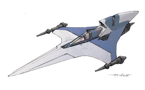 Star Wars Fighter by warp-zero on DeviantArt Mandalorian Ships, Star Wars Ships Design, Space Fighter, Space Ships Concept, Dug Out, Star Wars Spaceships, Space Ship Concept Art, Starship Concept, Star Wars Vehicles