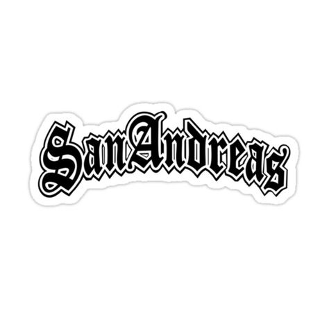 Decorate laptops, Hydro Flasks, cars and more with removable kiss-cut, vinyl decal stickers. Glossy, matte, and transparent options in various sizes. Super durable and water-resistant. Grand Theft Auto San Andreas Logo T-Shirt Street Art Graffiti, Gamer T Shirt, Album Cover Art, San Andreas, Grand Theft Auto, Printable Stickers, Tattoo Style, Logo T Shirt, Resident Evil