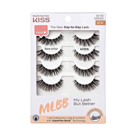 Kiss Eyelashes, Best Fake Eyelashes, Best False Eyelashes, Kiss Products, Kiss Lashes, Total Beauty, Kiss My, Fake Lashes, Contact Lens