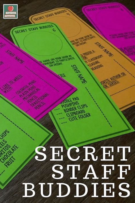 How do you keep teacher morale boosted high? Check out these ideas and grab some fun classroom door hangers for showing your appreciation for staff members! #teachermorale #jobsatisfaction Weekly Staff Appreciation Ideas, Fun Projects For High School Students, Fun Office Ideas Work Spaces, Pbis Staff Incentives, Social Committee Ideas Teachers Staff Morale, Ways To Boost Teacher Morale, Teacher Morale Booster Games, Secret Staff Buddies, Well Being Ideas For Teachers