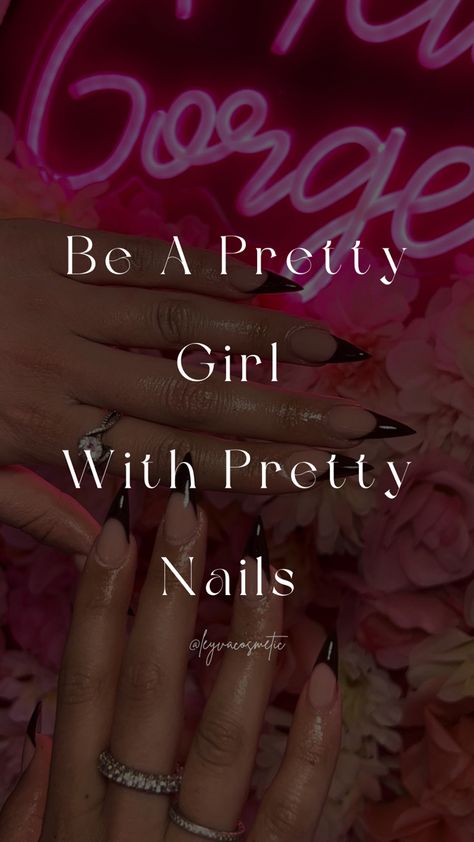 Quote of nails with a girls Acrylic Nail set Posing Aesthetic Pink Background. Buisness Quotes, Nail Tech Quotes, Tech Quotes, Nail Quotes, Tech Aesthetic, Home Nail Salon, Quotes For Instagram, Quote Aesthetic, Nail Tech