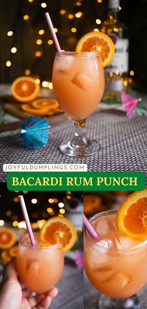 Bacardi Mixed Drinks, Drinks With Bacardi Rum, Sugar Free Alcoholic Drinks, Bacardi Drinks, Spiced Rum Drinks, Bacardi White Rum, Rum Mixed Drinks, Rum Punch Recipe, Rum Drinks Recipes