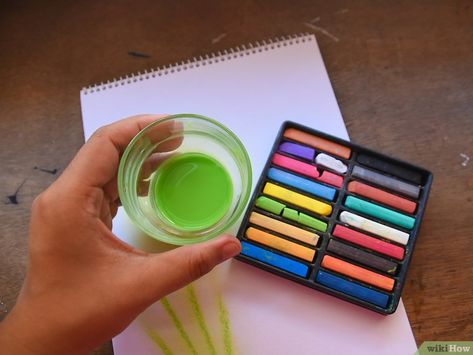 3 Ways to Use Pastels - wikiHow How To Use Pastels, Chalk Sticks, Pastel Techniques, Oil Pastel Techniques, Pastel Inspiration, Canvas Painting Quotes, Blending Colored Pencils, Chalk Pastel Art, Soft Pastels Drawing