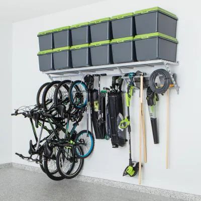 Wood Closet Systems, Garage Storage Inspiration, Garage Organization Tips, Wood Storage Sheds, Garage Storage Shelves, Shed Organization, Garage Organization Diy, Small Garage, Garage Organize