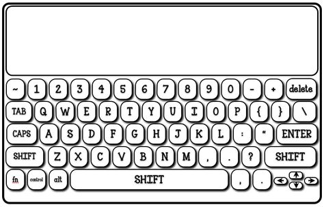 Keyboard Printable, Printable Keyboard, Vacation Bible School Themes, Learning Template, Keyboard Lessons, Writing Support, First Grade Phonics, Teaching Time, Spelling Activities