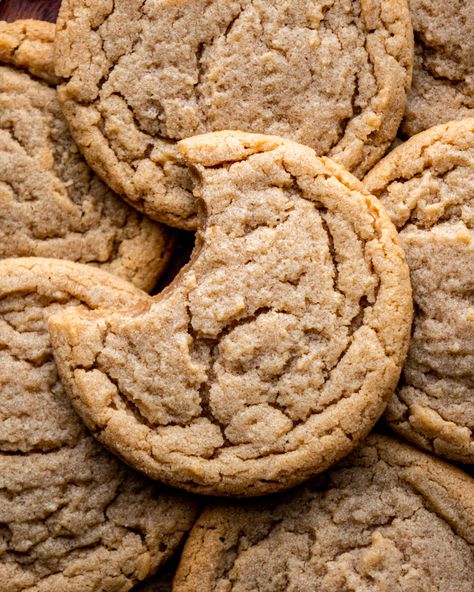 Chewy Peanut Butter Cookies Simple Peanut Butter Cookies, In Bloom Bakery, Bloom Bakery, Chocolate Caramel Cookies, Jif Peanut Butter, Best Peanut Butter Cookies, Easy Peanut Butter Cookies, Chewy Peanut Butter Cookies, Best Peanut Butter