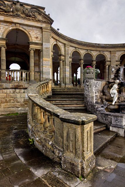 The Loggia ~ Hever Castle, Hever, England, built in 13th century Random Architecture, Castle England, Hever Castle, British Castles, Leeds Castle, English Castles, Famous Castles, Tudor History, Beautiful Castles