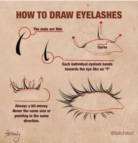 How To Draw Eyelashes, 얼굴 드로잉, Sketches Tutorial, Digital Painting Tutorials, Hand Art Drawing, Anatomy Art, Art Tutorials Drawing, Book Art Drawings, Digital Art Tutorial