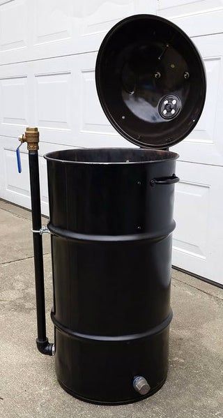 Mini Ugly Drum Smoker (mUDS) : 13 Steps (with Pictures) - Instructables Ugly Drum Smoker, Drum Smoker, Offset Smoker, 55 Gallon Drum, Grill Rack, Portable Grill, Step Drill, Expanded Metal, Rv Accessories