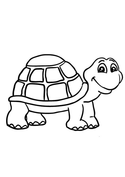 Turtle Outline, Tortoise Drawing, Toy Story Coloring Pages, Turtle Coloring, Shopkins Colouring Pages, Turtle Coloring Pages, Shark Coloring Pages, Truck Coloring Pages, Pokemon Coloring