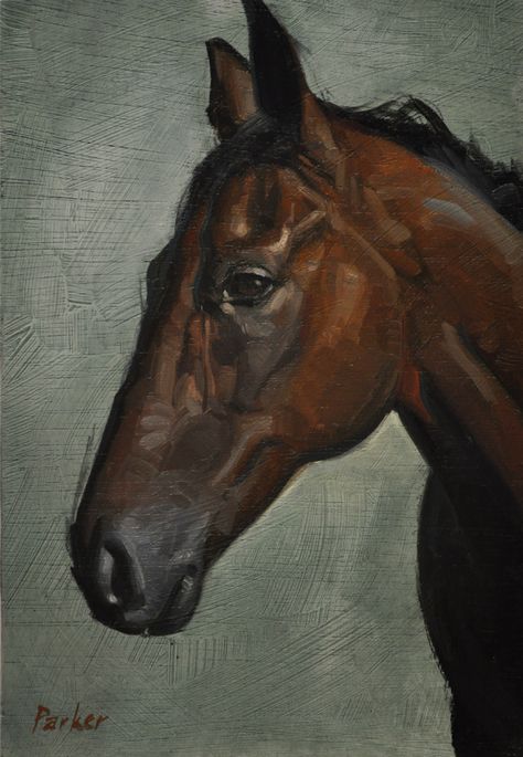 "Ol' Hoss" oil on panel, 8" x 10" Western Oil Paintings, Oil Pastel Animal Art, Brown Horse Painting, Paintings Of Horses, Horse Painting Ideas, Acrylic Horse Painting, Horses Painting On Canvas, Oil Painting Animals, Animal Oil Painting