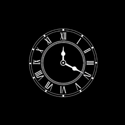 Black And White Clock Icon, Neon App Icons Clock, Dark App Icons Aesthetic, Black Clock Icon, Clock Overlay, Calendar Icon Aesthetic, Clock Icon Aesthetic, App Icons Clock, Clock App Icon