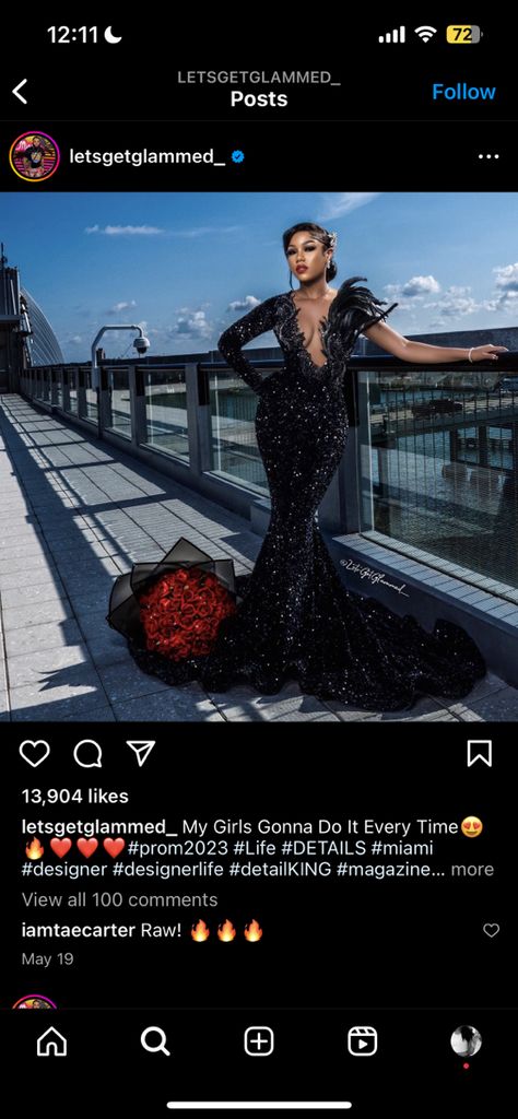 Best Prom Looks, Night In The City Prom Dress, Individual Prom Poses Black Women, Black Dress Prom Black Women, Long Sleeve Prom Dress Black Women, Senior Prom Dresses Black Women, Prom Dresses Black Women Black, Prom Dresses Black Girls 2023, Junior Prom Dresses Black Women