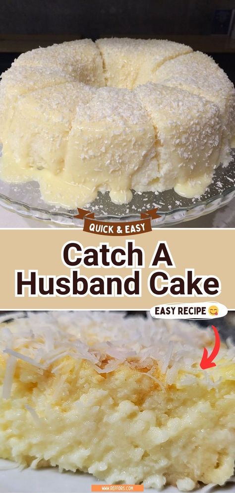 Ensnare the senses with this irresistibly delicious Catch A Husband Cake. This rich, moist cake is layered with flavors that are sure to captivate any heart. Whether you're looking to impress a special someone or just in the mood for an exquisite dessert, this cake is your secret weapon. #CatchAHusbandCake #DessertLovers #BakeToImpress The Are You Kidding Cake, Get A Husband Cake, Sunday Cake Recipe, Catch A Husband Coconut Cake, Bakery Cake Flavors, Surprise Cake For Husband, How To Catch A Husband Cake, Southern Living Dessert Recipes, All Cakes Recipes