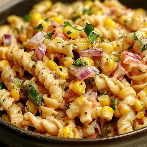 Frito Pasta Salad, Summer Fresh Pasta Salad, Pasta Salad For Party, Pasta Corn Salad Recipes, Thousand Island Pasta Salad, Pasta Salad Recipes For Thanksgiving, Pasta To Feed A Crowd, Pasta Salad For A Crowd Parties Cold, Pioneer Woman Corn Pasta For Two