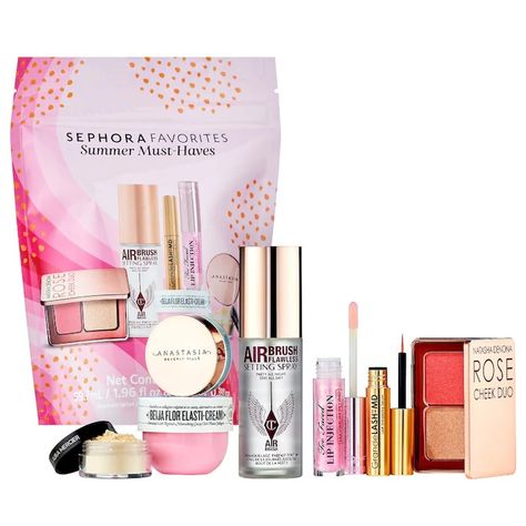 Sephora Gift Sets, Brow Freeze, Charlotte Tilbury Airbrush Flawless, Summer Must Haves, Makeup Starter Kit, Makeup Sephora, Sephora Favorites, Loose Setting Powder, Grande Cosmetics